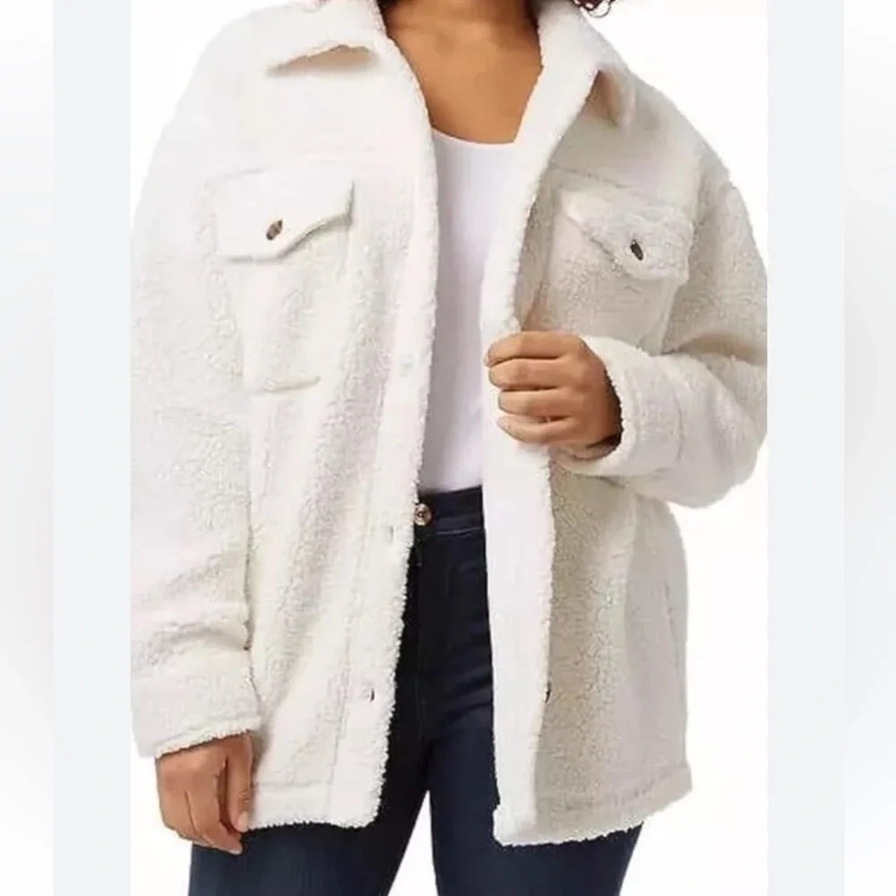 Women's Cream Teddy Jacket